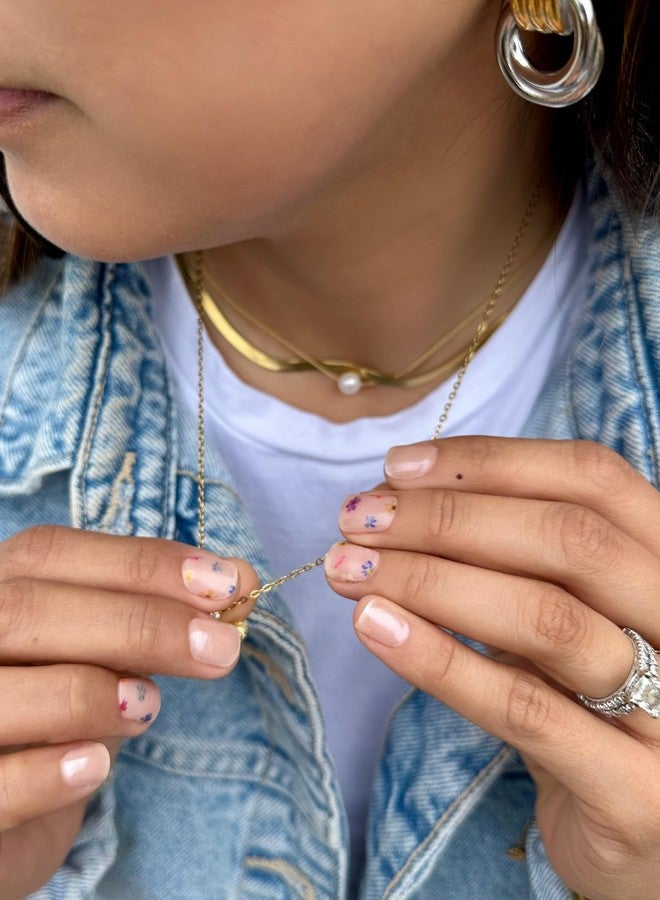 Nova Nails Semi Cured Gel Nail Strips (Wildflower) - Image 2